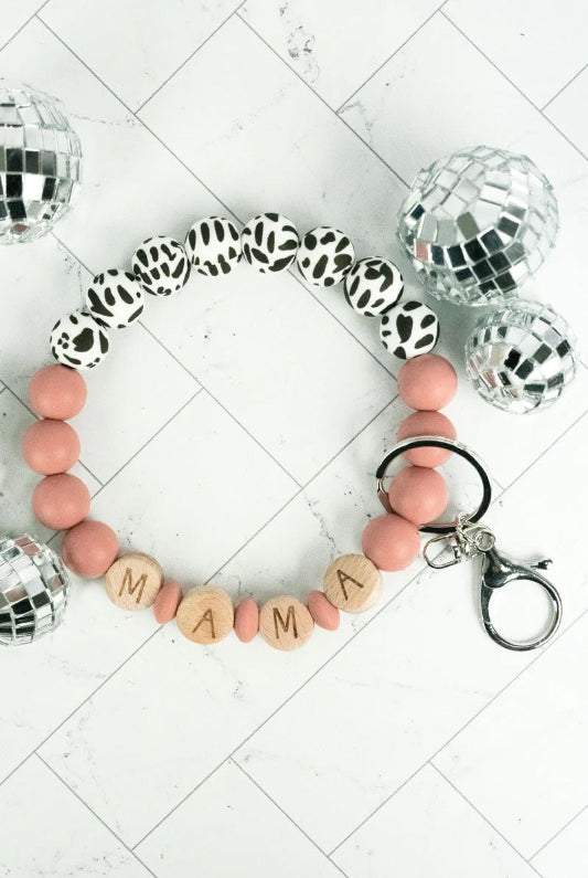 MOOvin' Mama Bracelet Keychain